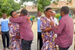 Photocollage of Aisha Jumwa and Governor James Orengo.
